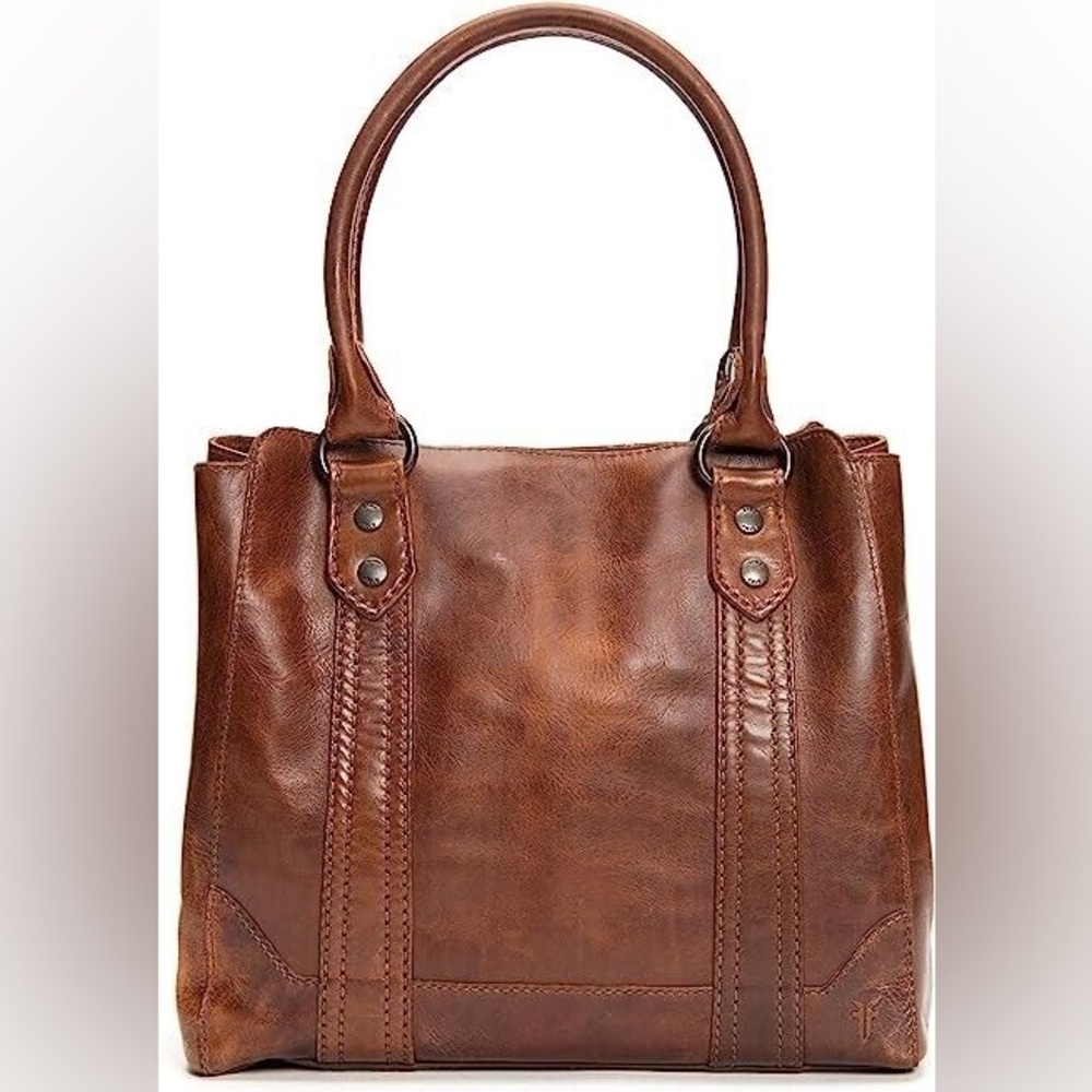 FRYE Melissa Tote Leather Cognac